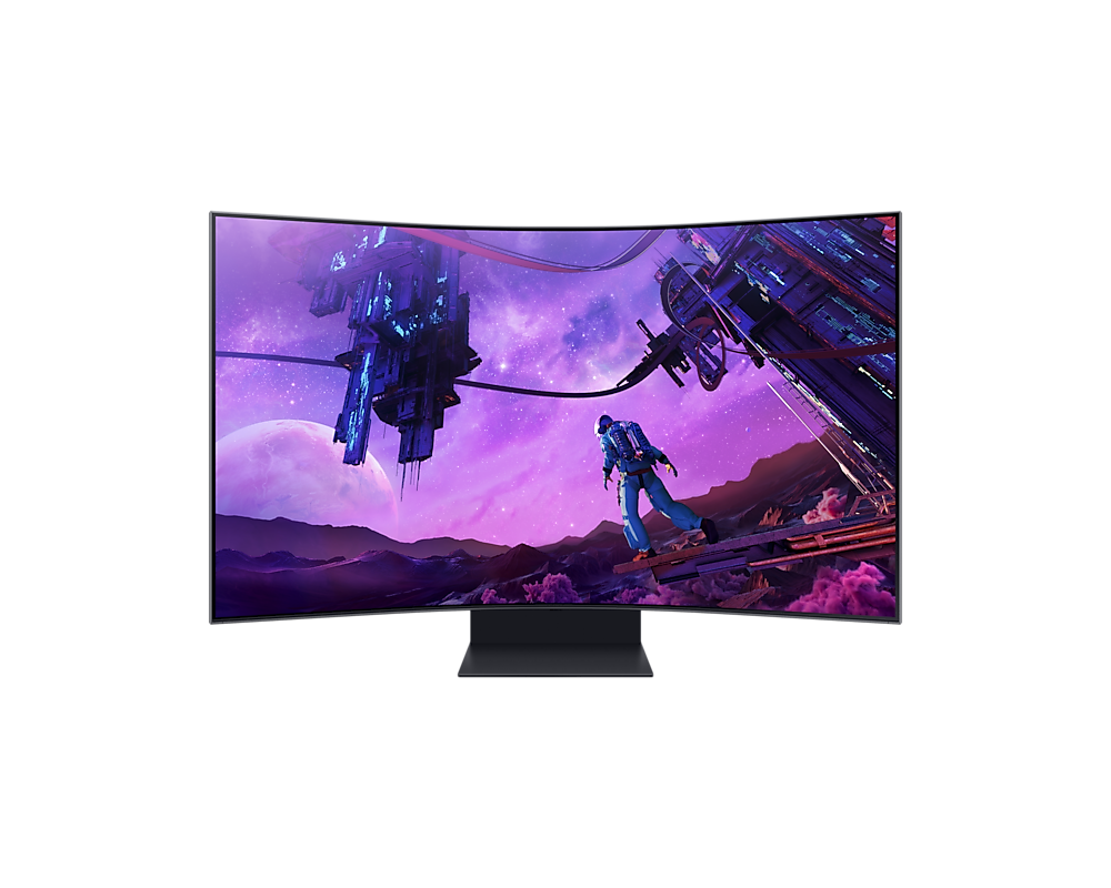 삼성 55인치 Odyssey Ark 165Hz UHD 커브드 게이밍 모니터 - [해외리퍼]