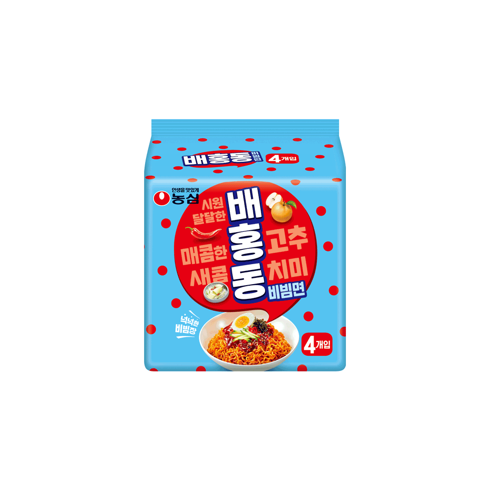 농심 배홍동 비빔면 137g X 32개