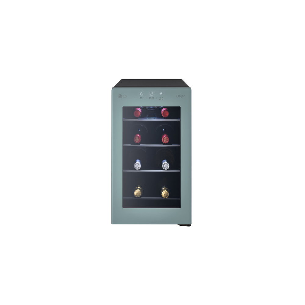 LG전자 디오스 오브제컬렉션 와인셀러 클레이 민트 W0082GTB 방문설치 8병